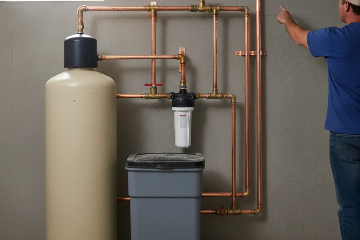 Whole-house water treatment system installed in Mont Vernon